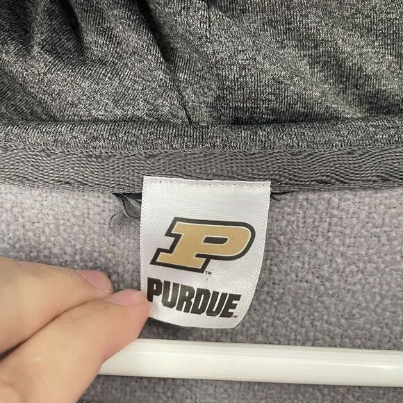 Purdue Boilermakers Sweatshirt Womens Medium Lace Up Hoodie Pullover‎ Drawstring - Picture 5 of 11